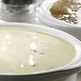 Sauce « 4 fromages » : crème, gorgonzola, roquefort, emmental, parmesan