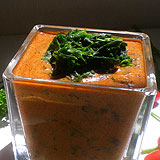 Sauce « Épinard » : crème, épinard, tomate