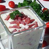 Sauce « Carbonara » : crème, lardon de dinde